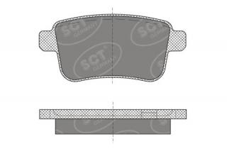 Brzdové platničky SCT-GERMANY SP491PR (        )