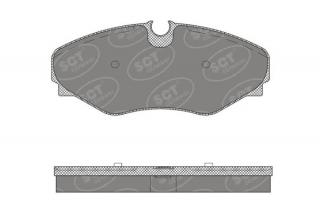 Brzdové platničky SCT-GERMANY SP495PR (        )