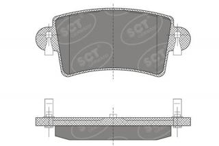 Brzdové platničky SCT-GERMANY SP496PR (        )