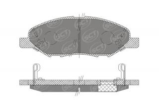 Brzdové platničky SCT-GERMANY SP661PR (        )