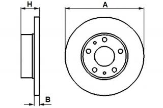 Brzdový kotúč BREMBO