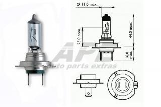 H7 Basic 12V 55W PX26d (Kartón: 10ks)