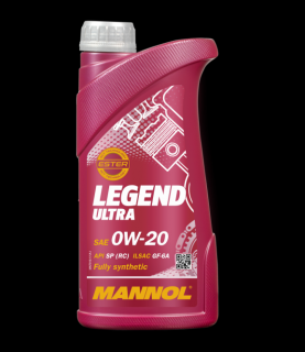MANNOL 7918 Legend Ultra 0W-20 (1L) (Balenie 1l | Kartón 20ks | Art. Nr.: MN7818-1)