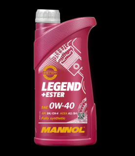Mannol Legend+Ester 0W-40 (1L) (Balenie 1l | Kartón 20ks | Art.Nr.: MN7901-1)
