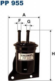 Palivový filter FILTRON PP955 (cross-ref.: SUBARU 742072280)