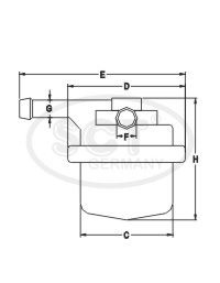 Palivový filter SCT-GermanyST332 (cross-ref.:  )