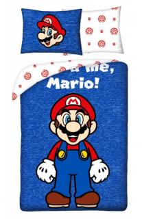 Detské obliečky Super Mario 02 140x200 70x90 cm 100% Bavlna Halantex