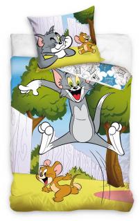 Detské obliečky Tom a Jerry 04 140x200 70x90 cm 100% Bavlna Carbotex