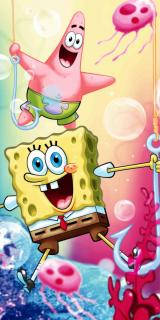 Froté osuška Sponge Bob 02 70x140 cm 100% Bavlna Jerry Fabrics