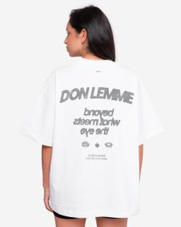 Dámske oversized triko Mirage - white M