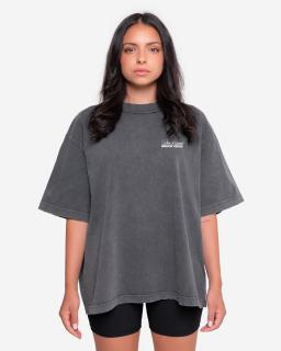 Dámske oversized triko Prisma - washed grey L