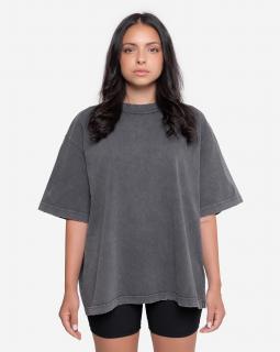 Dámske triko oversized fit Grind - washed grey XL