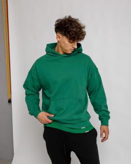 Oversized Mikina Deep - green L