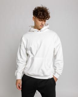 Oversized Mikina Deep - white L