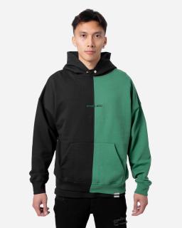 Oversized Mikina Versa - black/green L