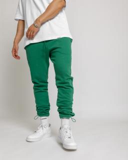 Oversized Tepláky Slit - green L