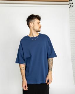 Oversized Tričko Tenet - modré XL