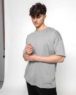 Oversized Tričko Tenet - sivé XL