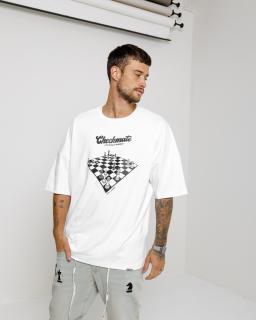 Oversized Triko Checkmate - white L