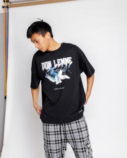 Oversized Triko Doves - black L