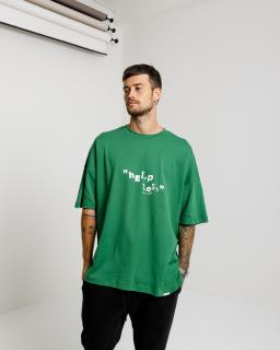 Oversized Triko Helpless - green L