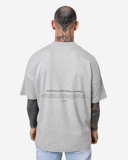 Oversized Triko Quality - grey L