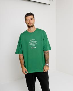 Oversized Triko Silence - green XL