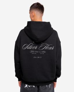 Pánske oversized mikina Nebula - black L