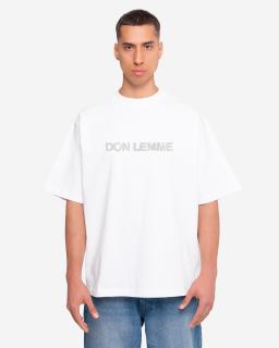 Pánske oversized triko Lustre - white XL