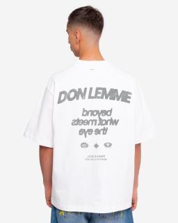 Pánske oversized triko Mirage - white S