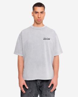 Pánske oversized triko Prisma - light stone L