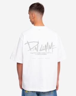Pánske oversized triko Sparkle - white XL