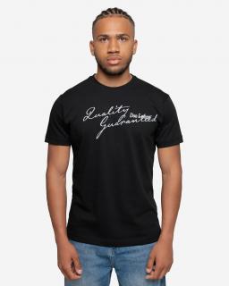 Pánske regular fit triko Echo - black M
