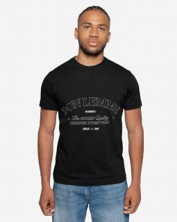 Pánske regular fit triko Lens - black XL