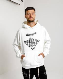 Unisex Mikina Checkmate - white L