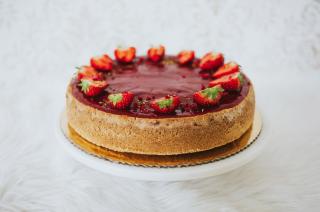 Mak-jahoda cheesecake