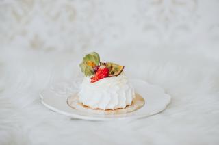 Mini pavlove tortičky Príchuť: Karamel s vanilkovým krémom