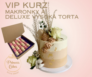 VIP kurz s Romankou- makronky, Deluxe torta