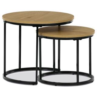 Autronic Set 2 ks stolíkov CT-G1145 OAK