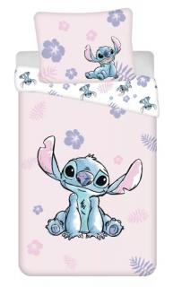 Detské obliečky 140x200 LILO A STITCH pink