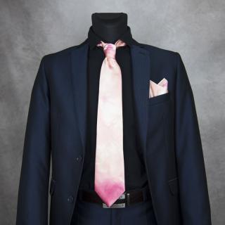Hodvábna kravata + vreckovka LIMITED_20, Slovenská výroba