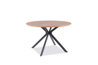 Jedálenský stôl ASTER, dub-čierna