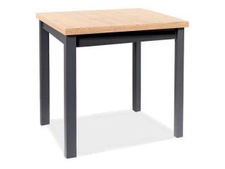 Jedálenský stôl Signal ADAM 90 dub artisan/čierna