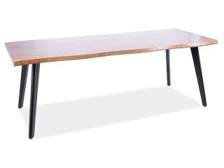 Jedálenský stôl Signal FRESNO 150 dub artisan-čierny mat