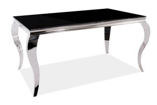 Jedálenský stôl Signal PRINCE 150 čierna/chróm