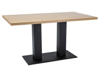 Jedálenský stôl Signal SAURON LITY 120 čierna/dub