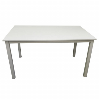 Kondela Jedálenský stôl, ASTRO, biela, 135 cm