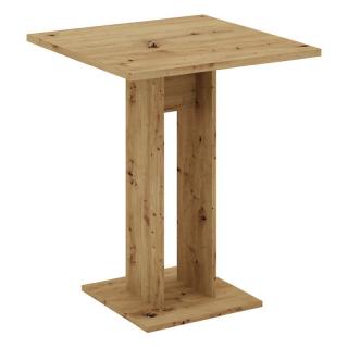 Kondela Jedálenský stôl, dub artisan, 67,5x67,5 cm, EVERET