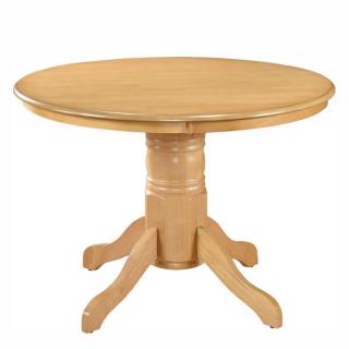 Kondela Jedálenský stôl, okrúhly, dub svetlý, priemer 106 cm, TABLOS