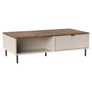 Kondela Konferenčný stolík, kašmír/dub castello, EYCO 2S/110